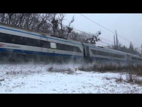 ED250 i zadymka śnieżna, 1 stycznia 2016r.