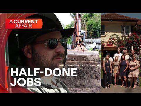 The tradie who took the money and ran | A Current Affair