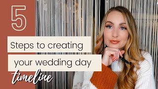 Make Your Wedding Day Timeline in 5 Steps