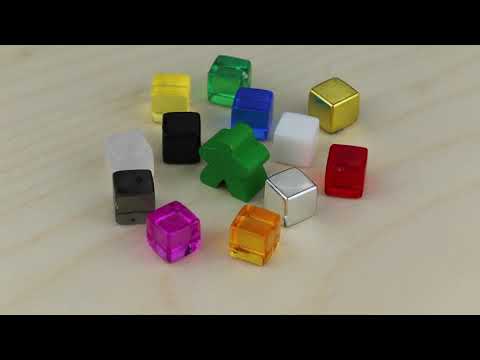 Ice Cube, 10mm, Transparent, Purple video