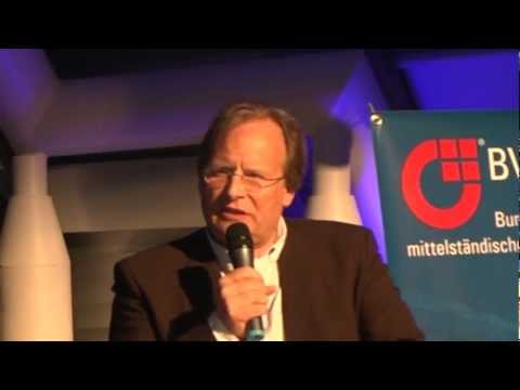 Video2: Keine Kohle im Pott! Norbert Lammert & Prof. Dietrich Grönemeyer beim BVMW-Event in Bochum