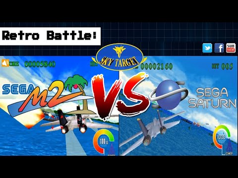 Sky Target Arcade(Sega Model 2) vs Sega Saturn