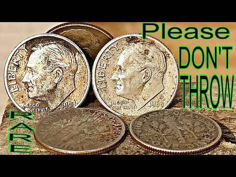 TOP 10 ULTRA VALUABLE DIMES IN CIRCULATION - Rare Roosevelt dime in your pocket change