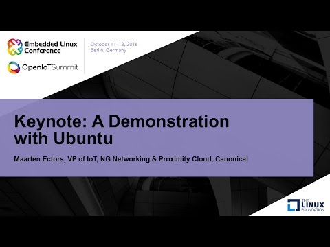 Keynote: A Demonstration with Ubuntu