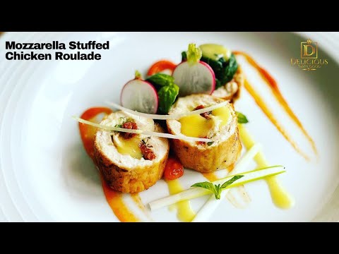 Mozzarella Stuffed Chicken Roulade | Chicken Roulade