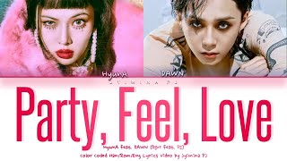 Kadr z teledysku Party, feel, love tekst piosenki HyunA Feat. Dawn