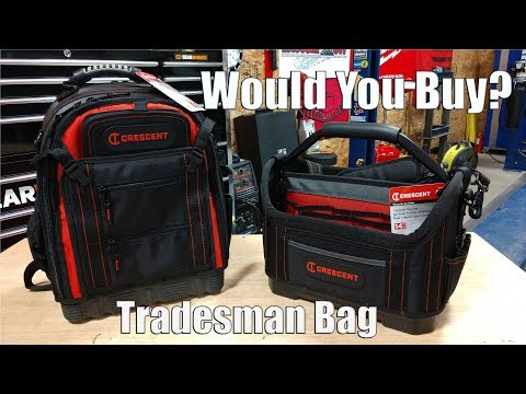 New Crescent Tradesmen Open & Backpack Tool Bags Introduction | Veto Pro Pac Competition?