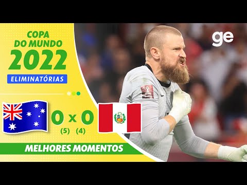 Gols e lances de Austrália x Peru