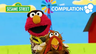 Sesame Street: Elmo&#39;s Farm Animal Songs | 1 Hour Animal Compilation