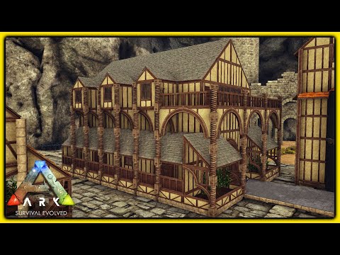 Building My New House! - Taking on a Blood Moon With The Dire Wolf Army - Ark - Caballus Map - Ep 18