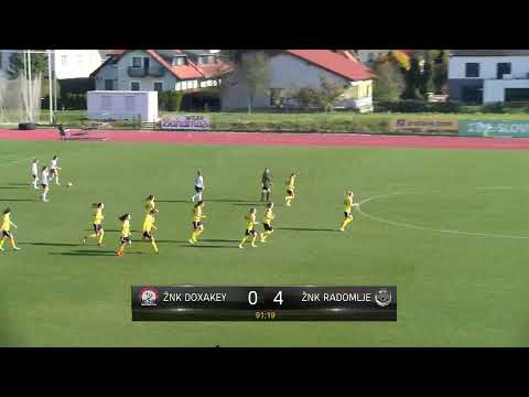 1.SŽNL 21/22 9.krog ŽNK Doxakey : ŽNK Radomlje