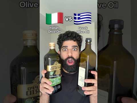 Italian olive oil vs Greek olive oil
