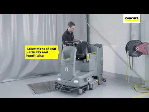 How to use the Kärcher B 110 R scrubber drier : A new generation of scrubber