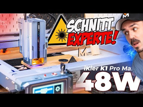 iKier K1 Pro Max 48W | World's most powerful laser? (8 diodes 455nm)