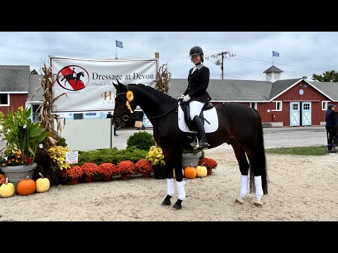 Marley McCourt and Hide D4K at Dressage at Devon CDI 2023 FEI Junior Individual Test