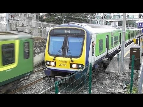 Irish Rail 8300 and 29000 Class Trains - Blackrock Station, Dublin