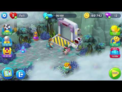 Fishdom 7257 Level - 17 moves - NO BooSTERS