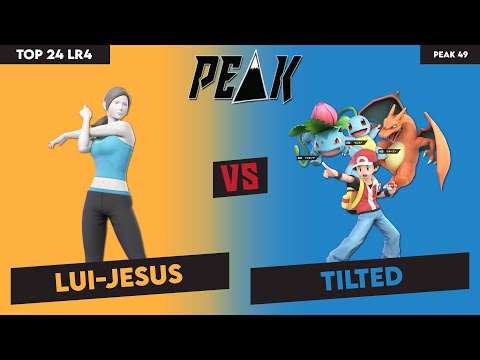 Top 24 LR4 Lui-Jesus (Wii Fit) vs Tilted (Pokemon Trainer) (Peak #49)