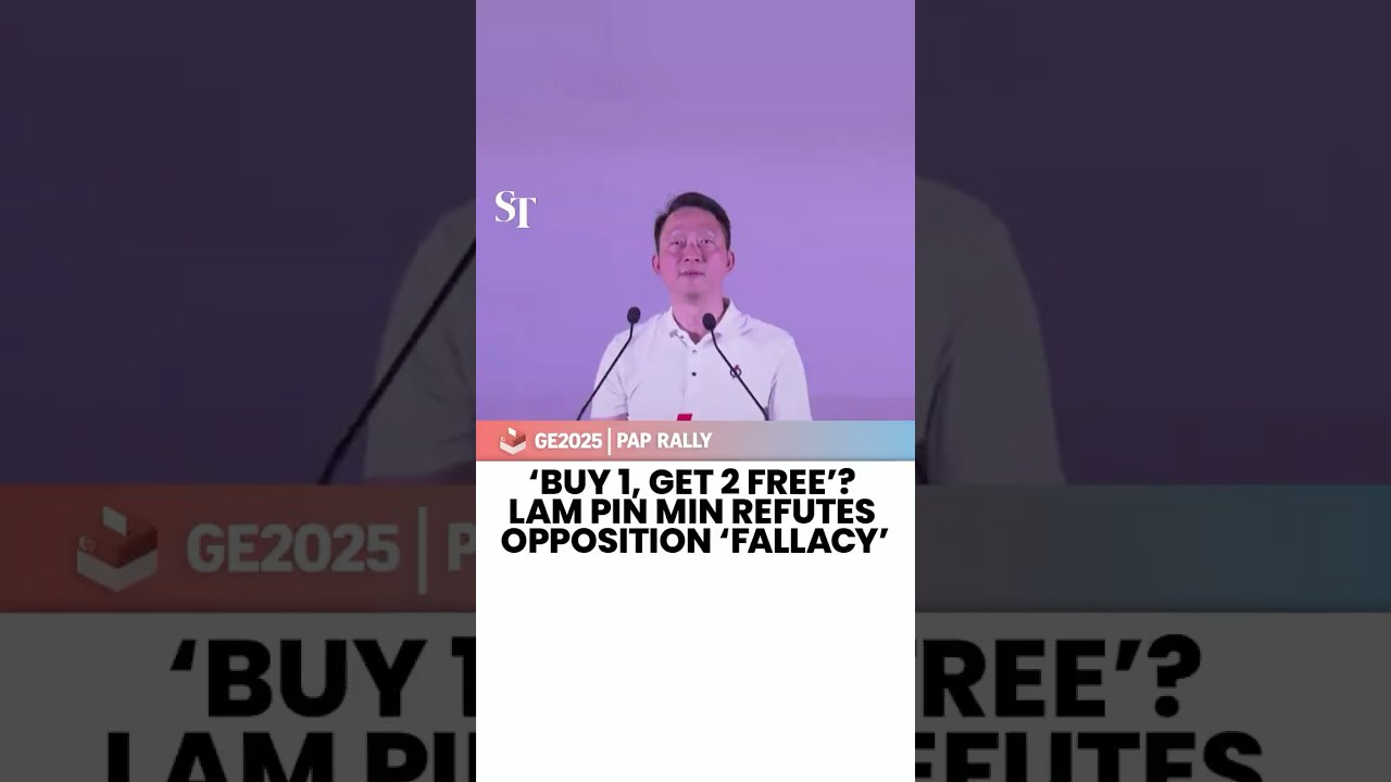 ‘Buy 1, get 2 free’? Lam Pin Min refutes opposition ‘fallacy’ | GE2025