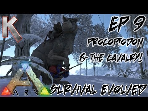 Ark: Survival Evolved - S1E9 Procoptodon & the cavalry (Let's Play)