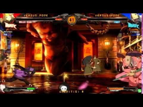 GGXrdR 9/4/2015 Mikado - Nakamura (Millia) VS Nage (Faust)