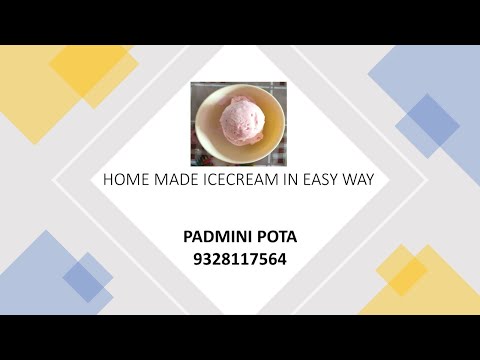 HOME MADE ICECREAM IN EASY WAY