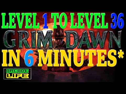 Grim Dawn | Level 1 to 36 in 6 minutes | More of a challenge than a guide | Nov 2022