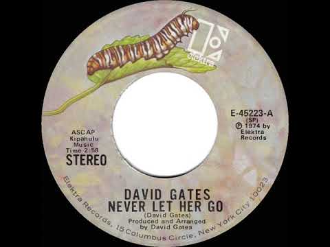 1975 HITS ARCHIVE: Never Let Her Go - David Gates (stereo 45)