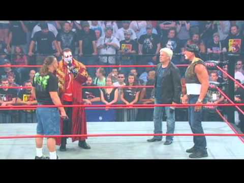 Sting confronts Hulk Hogan & ATTACKS Eric Bischoff - TNA Wrestling