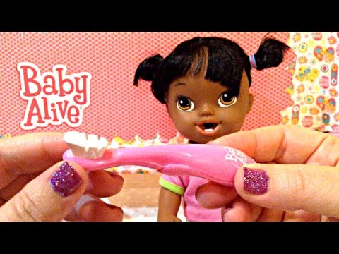 Baby Alive Brushy Brushy Baby Doll Willow's Night Routine