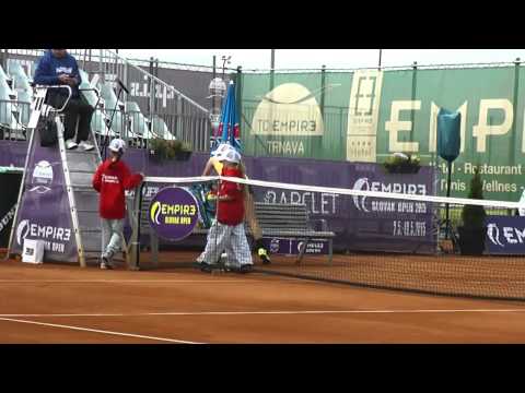 EMPIRE Slovak Open 2015: 1RQ, Rebecca Šramková – Chantal Škamlová 6:2, 6:0