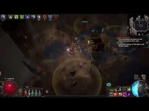 Seismic Trap saboteur 3.22 damage test Purifier #poe #pathofexile