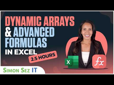 20 Excel Formulas and Functions to Master in 2024 Excel Formulas and Functions Training Tutorial