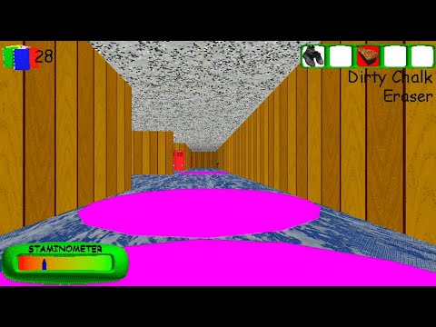 Weird and Purple Whirlpool Texture Bug - Baldi's Basics Plus V0.6.1