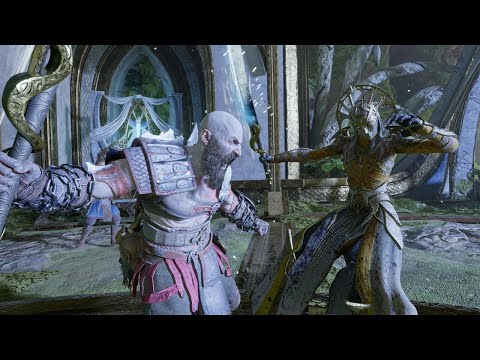 Kratos vs Alva Boss Fight - God of War Ragnarok