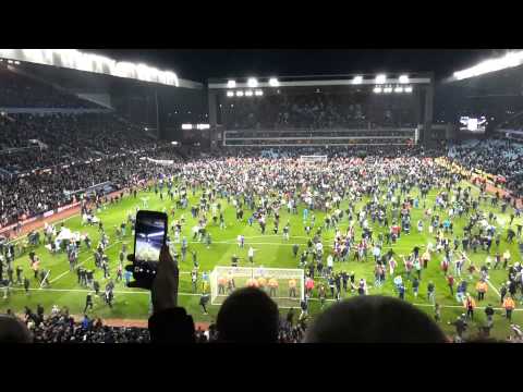 Pitch Invasion at Full Time (Aston Villa 2-0 West Brom 07/03/2015)