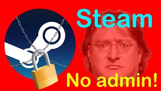 How To Install Steam On A School Computer! (No Admin, 2021, updated vid in description)