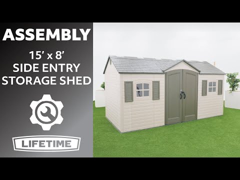 Lifetime 15 x 8 ft Legacy Outdoor Storage Shed