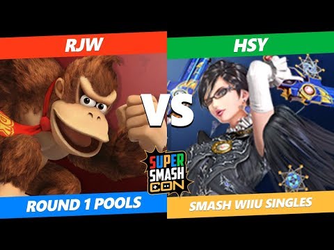 SSC 2019 SSB4 -  RJW (Donkey Kong) VS  HSY (Bayonetta) Smash WiiU Round 1 Pools