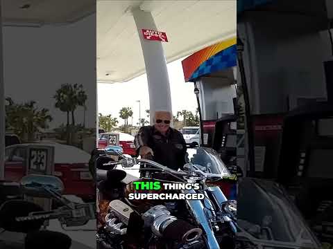 A 1200HP TWIN SUPERCHARGED V8 MOTORCYCLE WITH NITROS