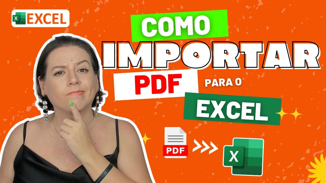 Como Usar o Excel para extrair informações de um PDF