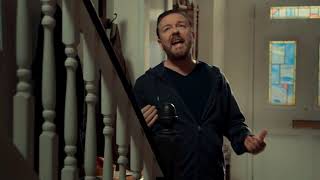 After Life Season 2 Postman Having Bath In Tony's House. Ricky Gervais video