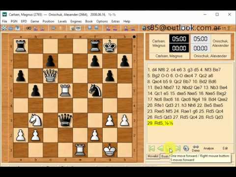 Carlsen Magnus and onischuk 2008 06 16 == p588