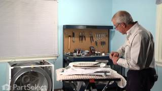 Dryer Repair: Replacing the Upper Front Felt Seal with Adhesive (Frigidaire Part # 5303937182)