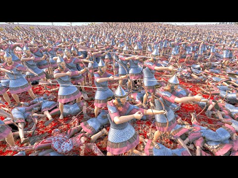mega epic battle -Nikola Tesla vs 2.00.000 Roman Archer | Ultimate Epic Battle Simulator 2 | UEBS 2
