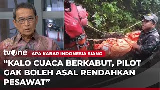 Download lagu Highlighting the ATR 42-500 Crash, Hanafi: Aircraft Must Not Fly Lower Than Regulations mp3