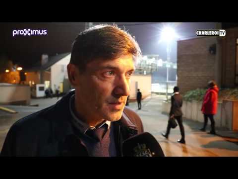 Felice  Mazzu après KAS Eupen - R.Charleroi S.C