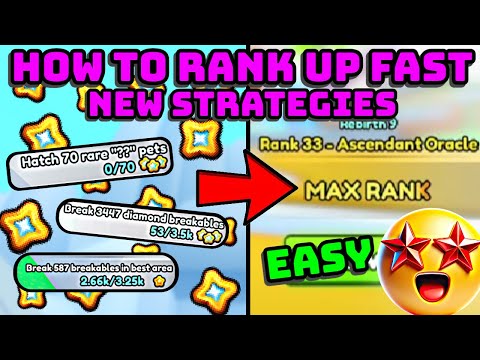 🤩 "UPDATED" TIPS AND TRICKS TO RANK UP FAST (NEW STRATEGIES) IN PET SIMULATOR 99