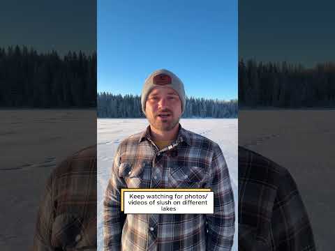 ⚠️ Nice Weekend Ahead, But Watch for Slush on the Lakes | Jan 9 update