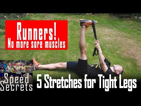 Dehnungsübungen für verspannte Beine: 5 Übungen mit Widerstandsbändern